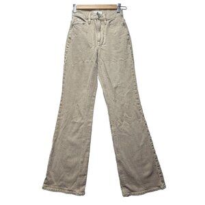 Pacsun Jeans Women's High Rise Bootcut Stretch Light Wash Denim Beige Sz 22